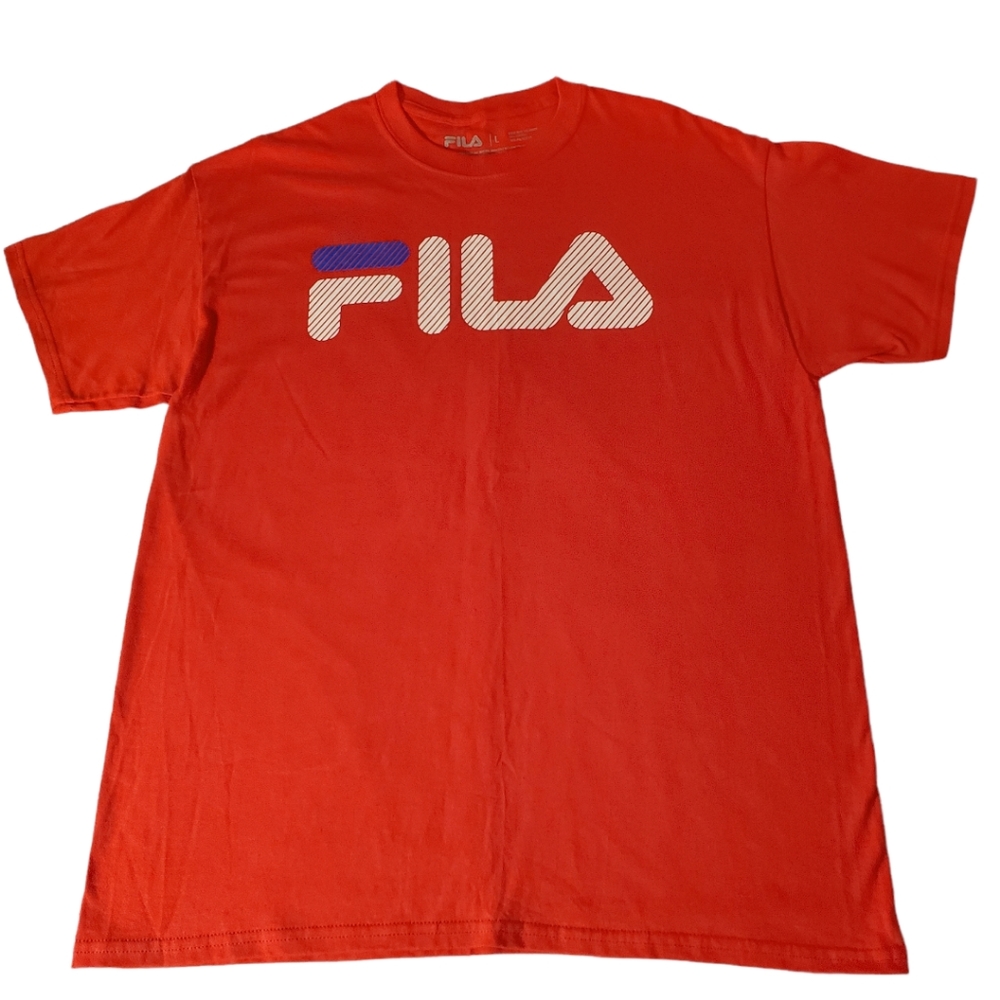 Unisex red Fila t-shirt